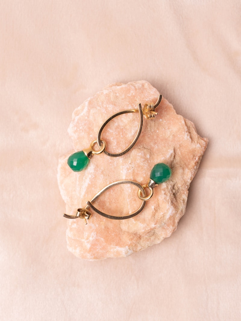 Aretes Chandelier Esmeralda